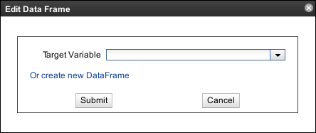 Choose Data Frame