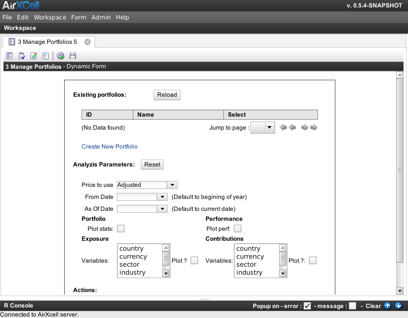 3. Manage Portfolios