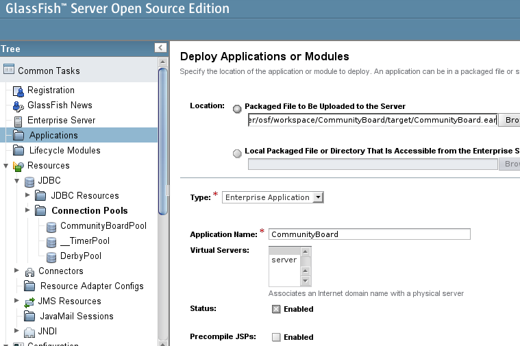 glassfish deploy ear